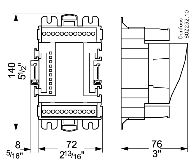 I O Module Ak Xm 103a I O And Communication Modules Electronic Controls Climate Solutions For Cooling Danfoss Global Product Store