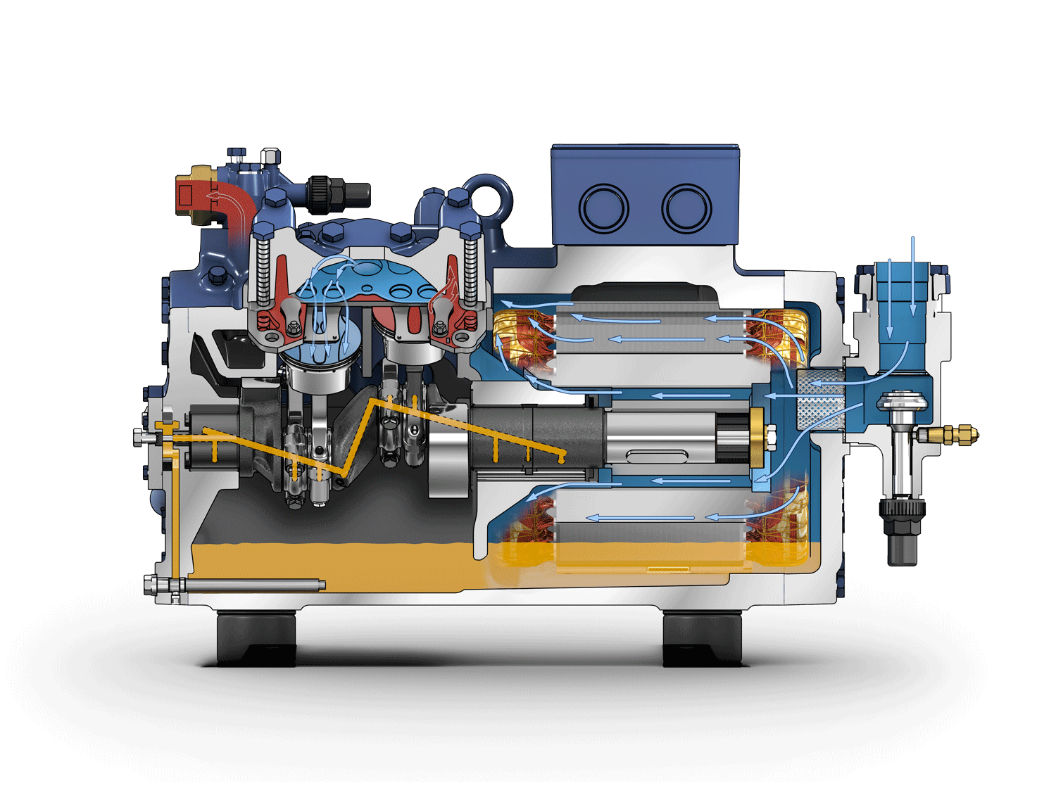BOCK, EX-HGX4/555-4 S, Semi-hermetic ATEX | Danfoss Climate