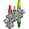 밸브 스테이션, ICF 20-6-2HRB, 25 mm, 연결표준: ASME B 16.11