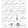 Spare part, PM 3-100; PM, size 100 Standard cone, Overhaul kit