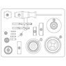 Hot tap tools, JIP-HTT Adapter box DN20-50