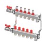 SSM manifold bundle, Stainless steel, Number of heating manifold connections [loops] [Max]: 5, 6 bar