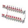SSM manifold bundle, Stainless steel, Number of heating manifold connections [loops] [Max]: 8, 6 bar