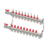 SSM manifold bundle, Stainless steel, Number of heating manifold connections [loops] [Max]: 9, 6 bar