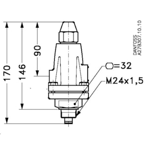 Pilot Valve Cvp Hp Constant Pressure Pilot Valve Danfoss Global Product Store