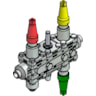 Zawór blokowy ICF, ICF 20-6-2RA, 20 mm, Przyłącze, standard: ASME B 36.10M SCHEDULE 80