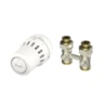 TRV set, Contents of set: 2-elements, Danfoss React™, RA, RLV-KB, ½", Straight TRV set, Contents of set: 2-elements, Danfoss React™, RA, RLV-KB, ½", Straight