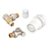 TRV set, Contents of set: 3-elements, Danfoss Redia®, RA-IN, RLV-S, DN 15, Angle TRV set, Contents of set: 3-elements, Danfoss Redia®, RA-IN, RLV-S, DN 15, Angle