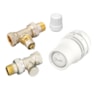 TRV set, Contents of set: 3-elements, Danfoss Redia®, RA-IN, RLV-S, DN 15, Straight TRV set, Contents of set: 3-elements, Danfoss Redia®, RA-IN, RLV-S, DN 15, Straight