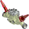Valve station, ICF 65-3-42S65, 80 mm, Connection standard: ASME B 36.10M SCHEDULE 80 Valve station, ICF 65-3-42S65, 80 mm, Connection standard: ASME B 36.10M SCHEDULE 80