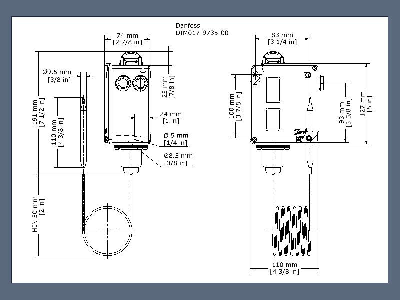 Thermostat, RT107 | RT | Temperature switches | Switches | Sensing ...