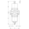 Pressure operated water valve, WVO 15, 14.00 bar - 18.00 bar, 1.900 m³/h