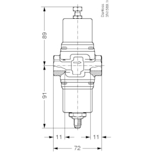 Vanne A Eau Pressostatique Wvo 10 Vannes De Regulation D Eau Vannes Climate Solutions For Cooling Danfoss Belgium Product Store