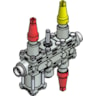 Bloco de válvulas, ICF 20-6-3RA, 20 mm, Con. padrão: ASME B 16.11