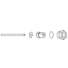 Switches accessories, Gasket Set For Sensor Pocket