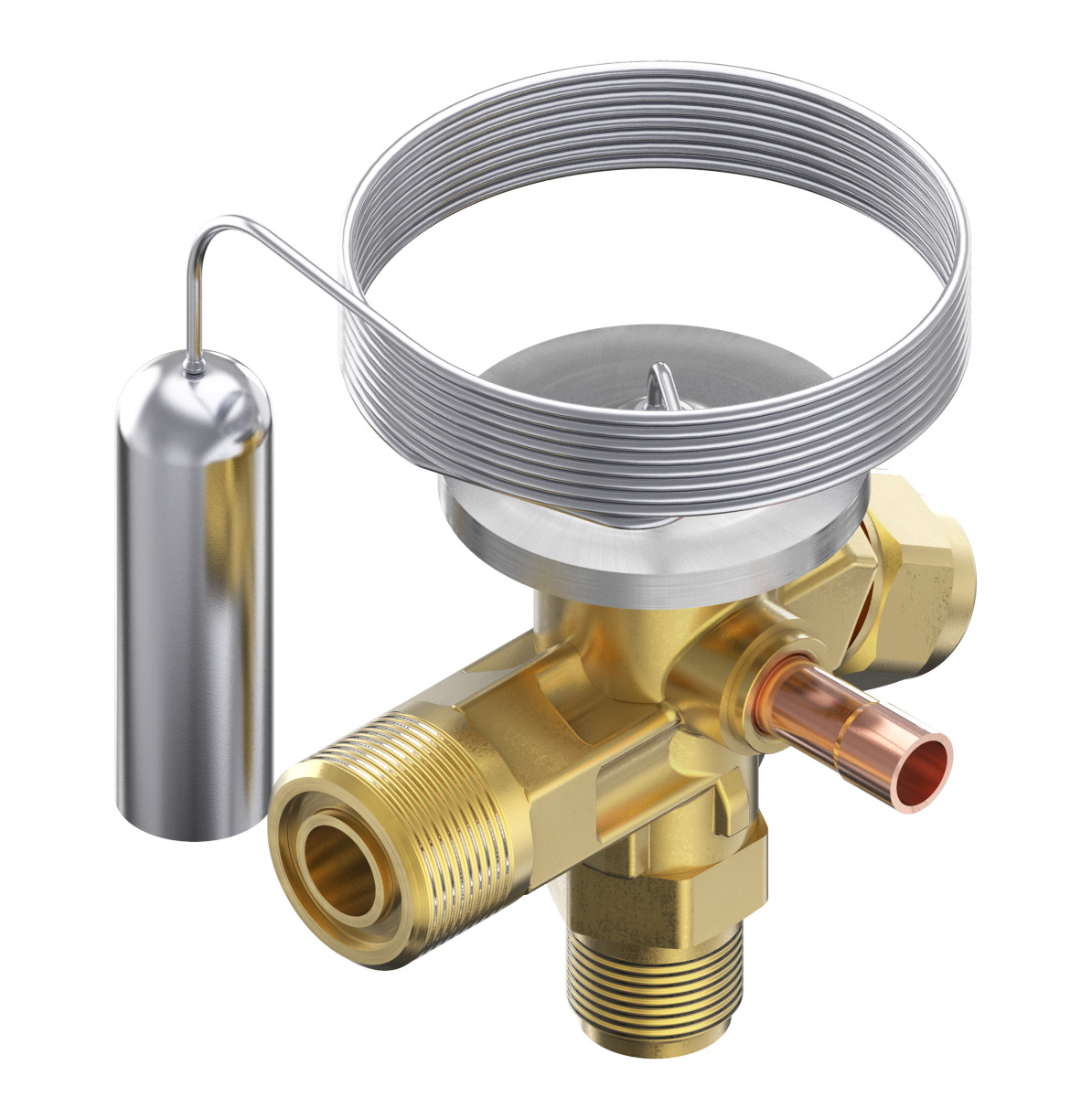 Thermostatic expansion valve, TE 2, R134a/R513A | Danfoss Climate