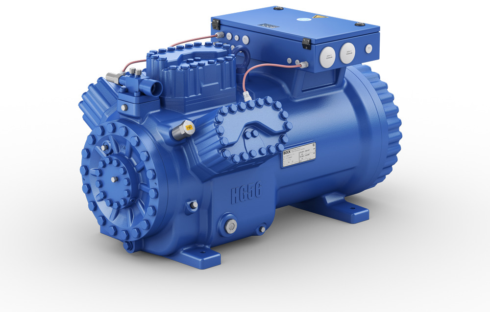 BOCK, HGX56e/480-4 S CO2 LT, Semi-hermetic CO2 subcritical