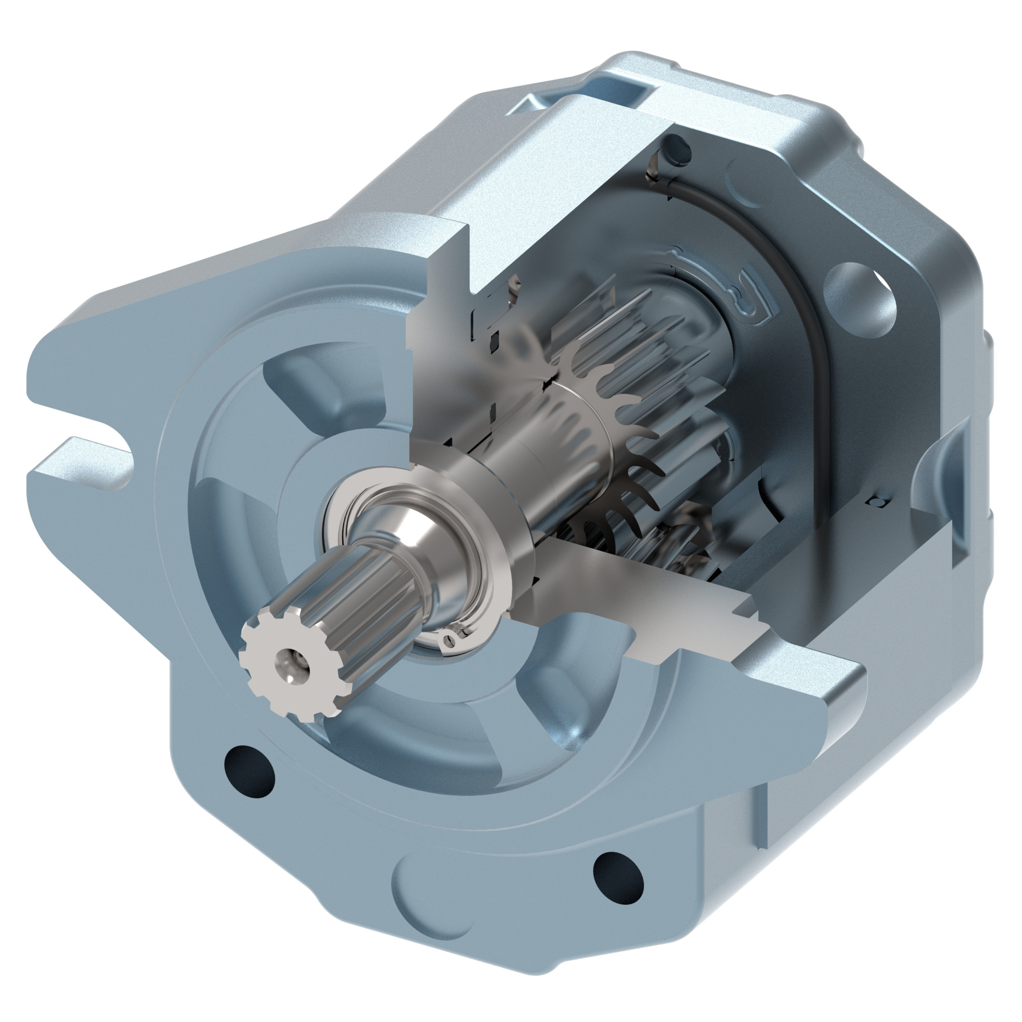 PROTOTYPE TANDEM GEAR PUMP GR2 FIX DISPL | Danfoss PowerSource