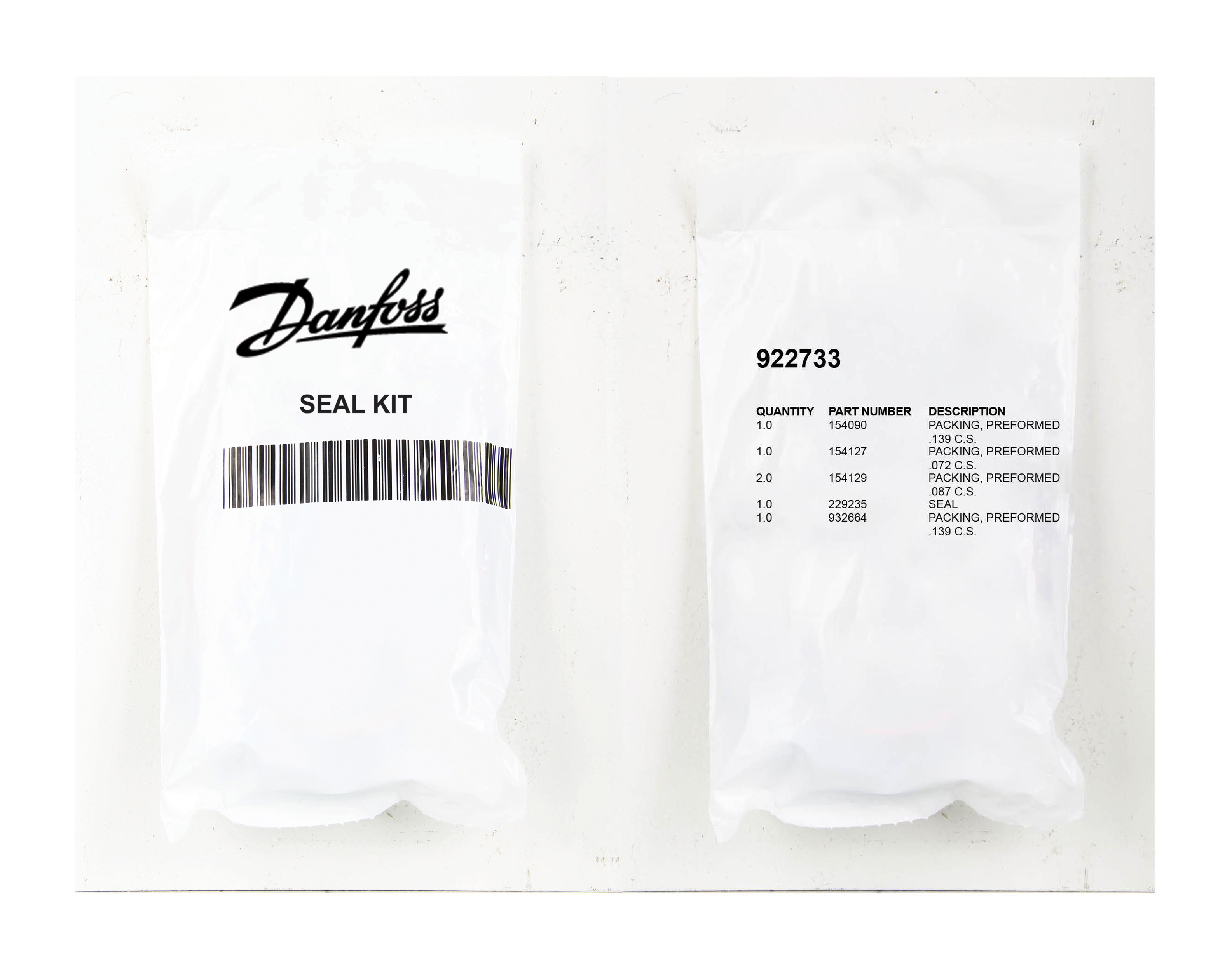 SEAL KIT V20-V20F-V200 | Danfoss PowerSource