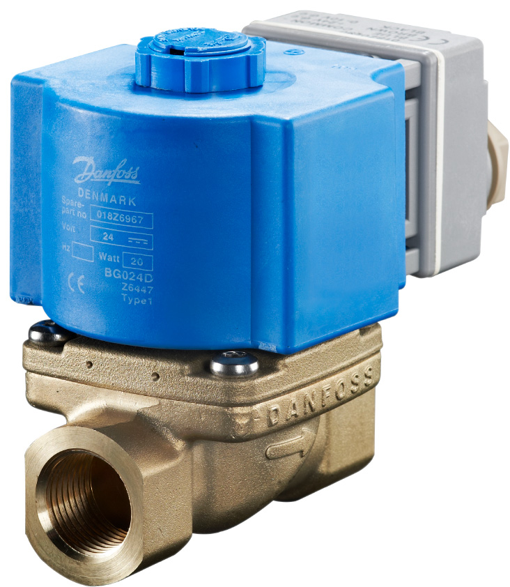 Proporcjonalny zawór elektromagnetyczny Danfoss EV260B z cewką
