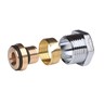 Compression fittings for Alupex tubings, G 1/2" A, 16x2, Chrome plated
