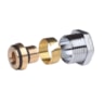 Compression fittings for Alupex tubings, G 1/2" A, 16x2, Chrome plated