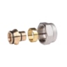 Compression fittings for Alupex tubings, G 3/4", 18x2, Nickel plated