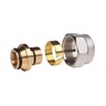 Compression fittings for Alupex tubings, G 3/4", 20x2, Nickel plated