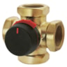 Rotary Valves, 3/4", VRG, External thread NPT, 4-way valve