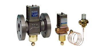 Pressure operated water valves