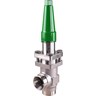 Check and stop valve, SCA-X SS 15, Riktning: Vinklad, Anslutning, standard: EN 10220