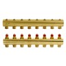 Manifold FHF, BRASS||BRASS, Number of heating manifold connections [loops] [Max]: 8, 10 bar