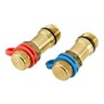 Set of test plugs with O-rings (2 pcs.)