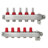 Collecteur SSM-F, Acier inoxydable, Nombre de connexions multiples de chauffage [boucles] [Max.]: 5, 6 bar