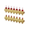 Collecteur FHF-F, Laiton, Nombre de connexions multiples de chauffage [boucles] [Max.]: 7, 6 bar