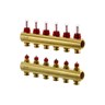 Manifold FHF-F, BRASS||BRASS, Number of heating manifold connections [loops] [Max]: 6, 6 bar