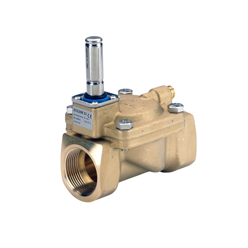 EV220B 15-50 solenoid valve without coil DN32 Brass G 1 1/4 NO | EV220B — двухходовые электромагнитные клапаны для общей промышленности | официальный сайт Danfoss Россия