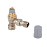 Radiator Valves, RA-FS, Bi-directional, DN 15, Angle, GB, Nickel plated