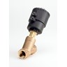 Angle-seat ext operated valve, AV210D, G, 1 1/4, PTFE, Function: NC