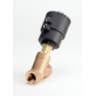 Angle-seat ext operated valve, AV210B, NPT, 1/2, PTFE, Function: NC