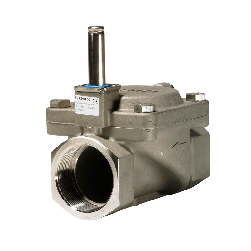 EV220B Solenoid valve 15-50 Stainless steel without coil, NC, G 2 | EV220B — двухходовые электромагнитные клапаны для общей промышленности | официальный сайт Danfoss Россия