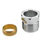 Compression fittings for steel and copper tubings, G 1/2" A, 16, Nickel plated