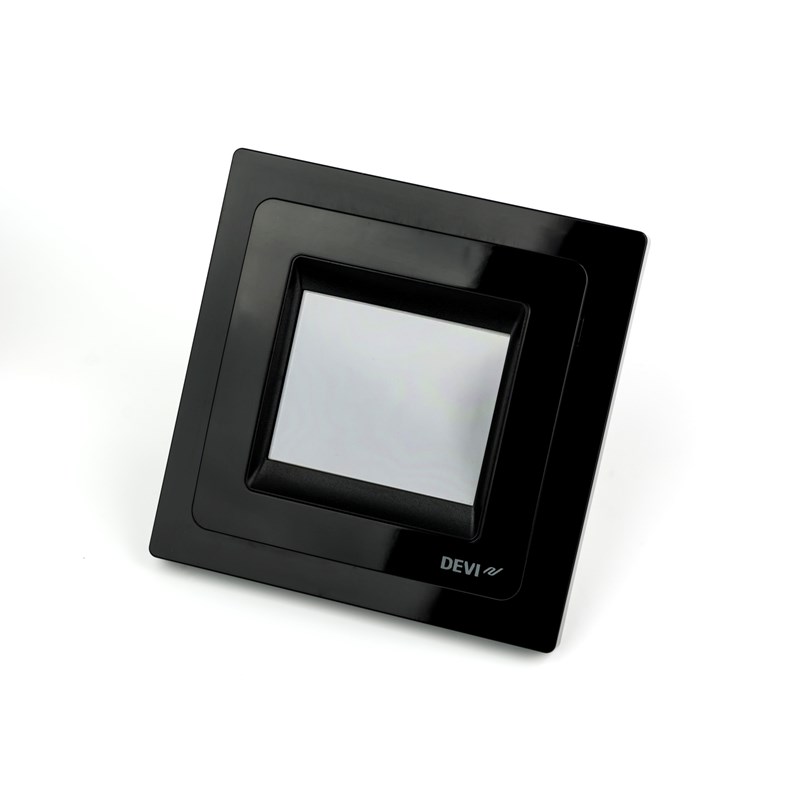 DEVIreg TOUCH PURE BLACK 140F1069 R | DEVIreg™ Touch — программируемый терморегулятор для теплого пола с сенсорным дисплеем | официальный сайт Danfoss Россия