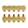 Manifold FHF, BRASS||BRASS, Number of heating manifold connections [loops] [Max]: 5, 10 bar