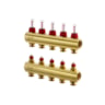 Collecteur FHF-F, Laiton, Nombre de connexions multiples de chauffage [boucles] [Max.]: 5, 6 bar