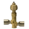 Electric regulating valve, KVS 15, Copper