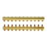 Collecteur FHF, Laiton, Nombre de connexions multiples de chauffage [boucles] [Max.]: 11, 10 bar