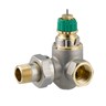 Radiator Valves, RA-DV, Dynamic (pressure independent), DN 10, Double angle right