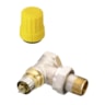 Ventilgehäuse, RA-UN, Geringer Durchfluss, DN 15, Eck, D Ventilgehäuse, RA-UN, Geringer Durchfluss, DN 15, Eck, D