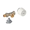 Return temperature limiters, FJVR sets, DN 15, Straight, Contents of set: Sensor, valve
